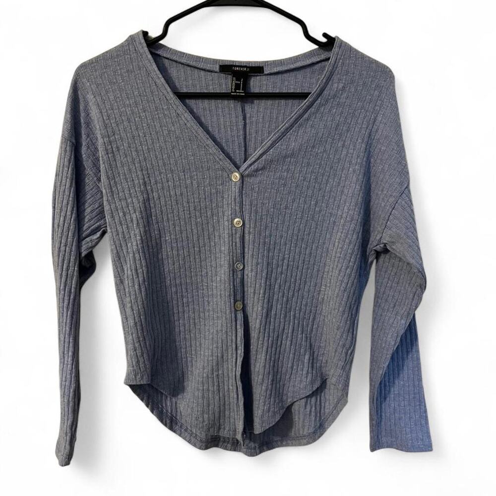 Forever 21 blue long sleeve